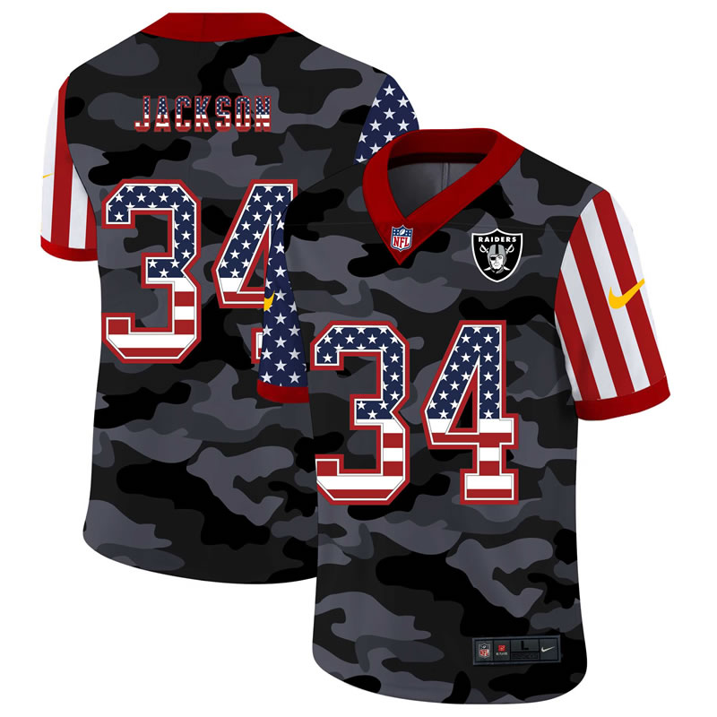 Nike Oakland Raiders 34 Jackson 2020 USA Camo Salute to Service Limited Jersey zhua,We sell and wholesale Nike Oakland Raiders 34 Jackson 2020 USA Camo Salute to Service Limited Jersey zhua on line form chian!